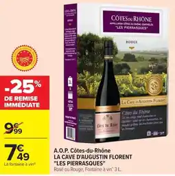 Carrefour LA CAVE D'AUGUSTIN FLORENT offre