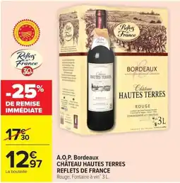 Carrefour Reflets de France Château Hautes Terres offre