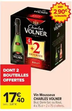 Carrefour Charles VOLNER offre