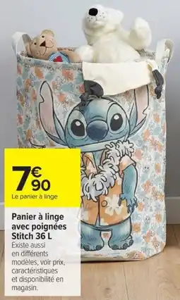 Carrefour Stitch Panier à linge offre