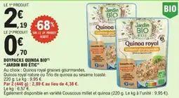 E.Leclerc Jardin Bio Étic Quinoa royal offre