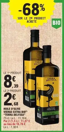 E.Leclerc TERRA DELYSSA Huile d'olive vierge extra bio offre