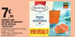 E.Leclerc DELPEYRAT SAUMON FUMÉ offre