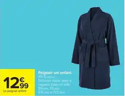 Carrefour Le peignoir enfant offre