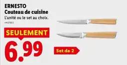 Lidl ERNESTO Couteau de cuisine offre