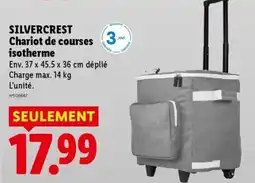 Lidl SILVERCREST Chariot de courses isotherme offre