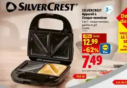 Lidl SILVERCREST Appareil à Croque-monsieur offre