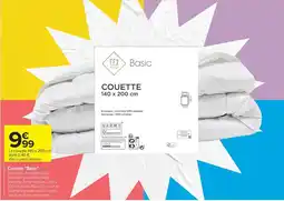 Carrefour TEX HOME Basic Couette offre