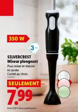 Lidl SILVERCREST Mixeur plongeant offre