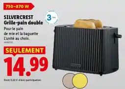 Lidl SILVERCREST Grille-pain double offre