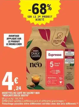 E.Leclerc NESCAFÉ Dolce Gusto neo offre