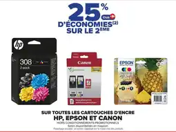 Carrefour Sur toutes les cartouches d'encre hp epson et canon offre