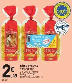 E.Leclerc Valfleurï Pâtes d'Alsace offre