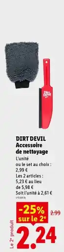 Lidl DIRT DEVIL Accessoire de nettoyage offre