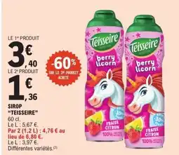 E.Leclerc Teisseire sirop offre