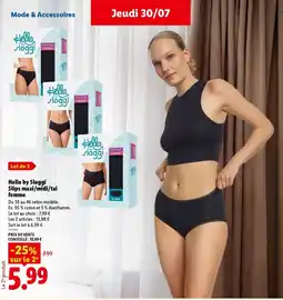 Lidl Hello by Sloggi Slips maxi/midi/tai femme offre
