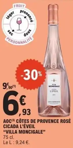 E.Leclerc VILLA MONCIGALE offre