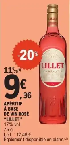 E.Leclerc LILLET L'APÉRITIF offre