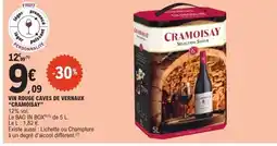 E.Leclerc Cramoisay Vin rouge offre