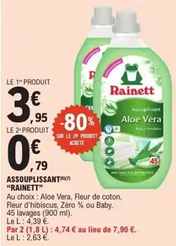 E.Leclerc Rainett Assouplissant offre