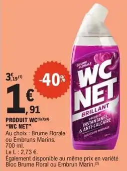 E.Leclerc WC NET offre
