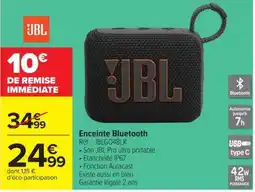 Carrefour JBL Enceinte Bluetooth offre