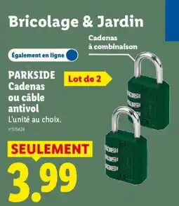 Lidl PARKSIDE Cadenas offre