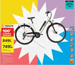 Carrefour TOPLIFE Vélo électrique offre