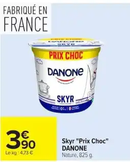 Carrefour DANONE Skyr offre