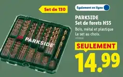 Lidl PARKSIDE Set de forets HSS offre