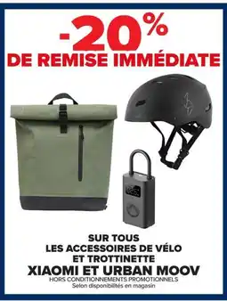 Carrefour Sur tous les accessoires de vélo et trottinette xiaomi et urban moov offre