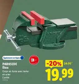 Lidl PARKSIDE Étau offre