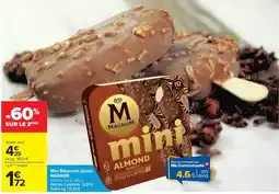 Carrefour MAGNUM Mini Bâtonnets glacés offre