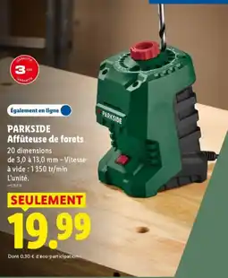 Lidl PARKSIDE Affûteuse de forets offre