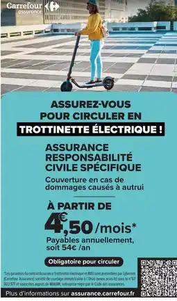 Carrefour Carrefour Assurance Trottinette électrique offre