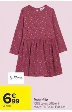 Carrefour by Kloane Robe fille offre