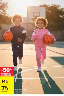 Carrefour Ensemble enfant offre