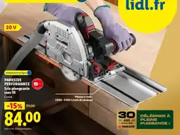 Lidl Parkside performance scie plongeante sans fil offre
