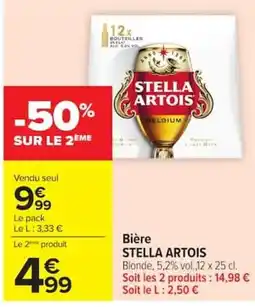 Carrefour STELLA ARTOIS offre
