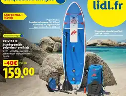 Lidl CRIVIT X F2 Stand up paddle polyvalent - gonflable offre