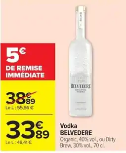 Carrefour BELVEDERE Vodka offre