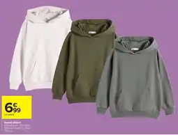 Carrefour TIX Sweat enfant offre