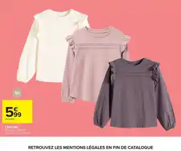 Carrefour Tex T-Shirt fille offre