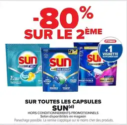 Carrefour Sun Sur toutes les capsules offre