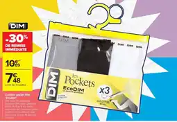 Carrefour DIM les Pockets EcoDIM offre