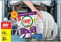 Carrefour FAIRY Capsules Lave-vaisselle offre