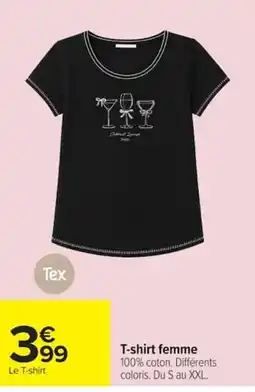 Carrefour Tex T-shirt femme offre