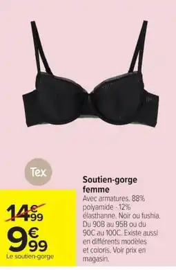 Carrefour Tex Soutien-gorge femme offre