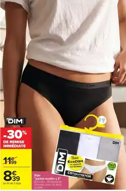 Carrefour DIM Slips offre