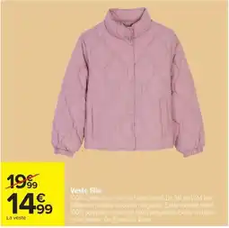 Carrefour Veste fille offre